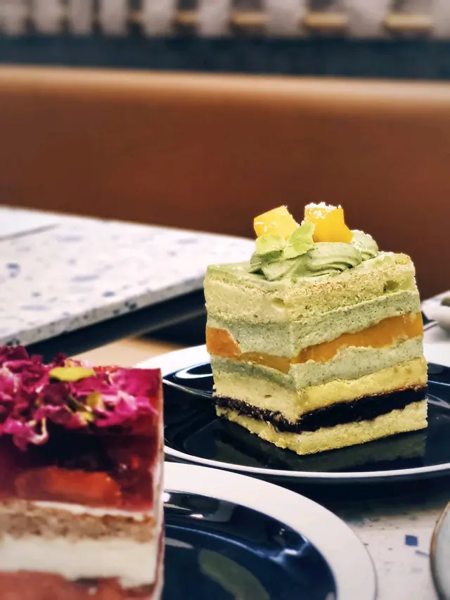 班蘭芒果紫米蛋糕