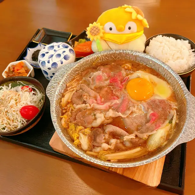 安格斯肉眼壽喜燒定食