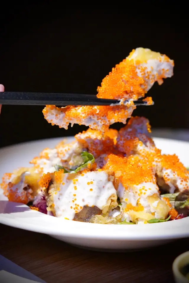 足料軟殼蟹沙律