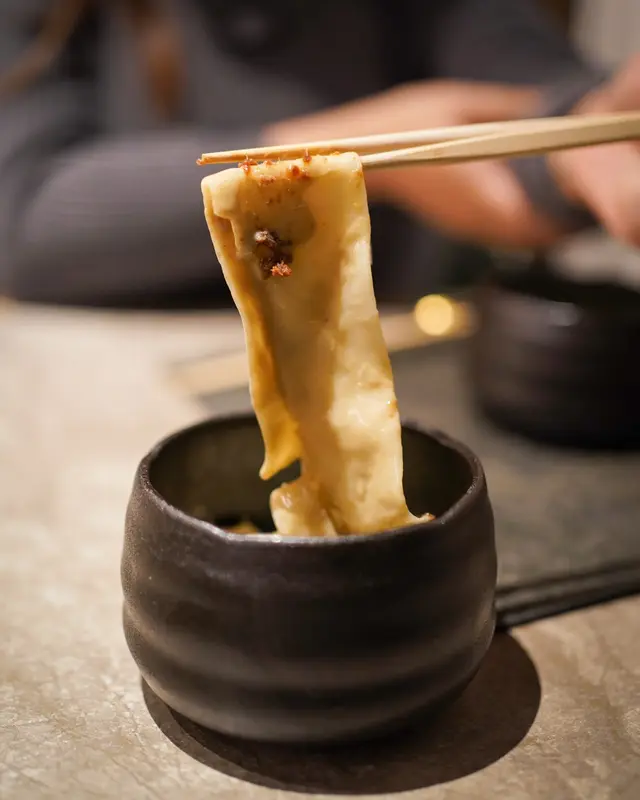 公魚天婦羅配鬼ひも川烏冬 - 鬼ひも川烏冬