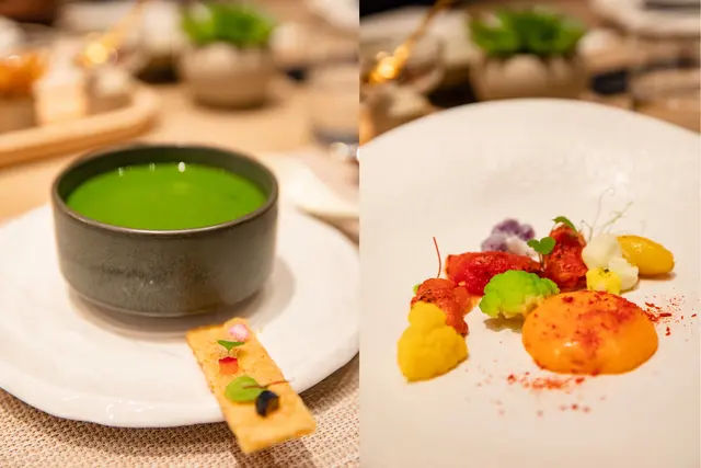 西洋菜|桃膠 + 季節鮮果|酸奶曲奇