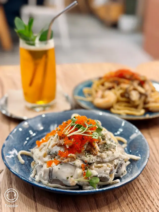 味噌蟹醬蟹籽蟹肉扁意粉