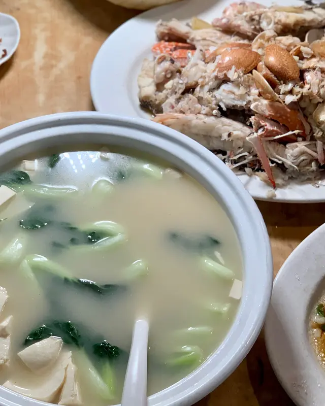 豆腐白菜海鮮湯