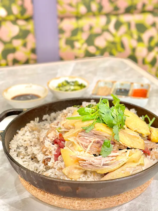 海南雞鑊仔飯半隻