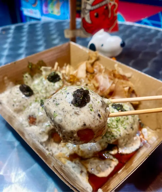 真.黑松露章魚燒