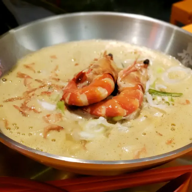 醬油蝦濃湯麵