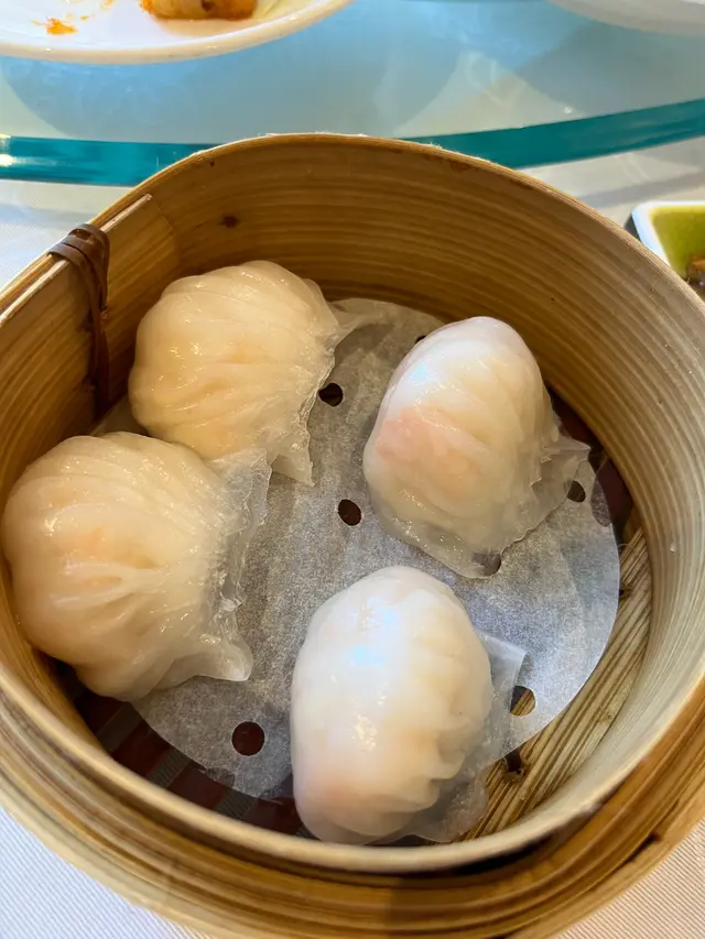 鮮蝦爽脆新鮮,皮薄煙韌