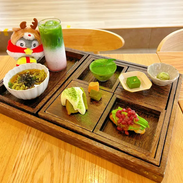 手作抹茶六品定食