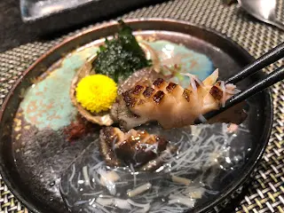 南非鮑魚.瑤柱松葉蟹汁