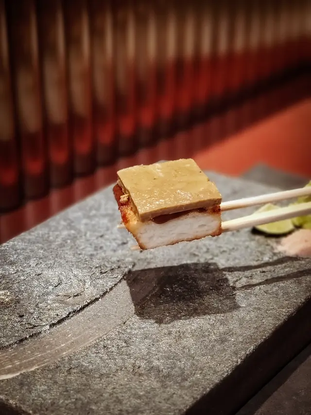 焦糖雞肝醬多士