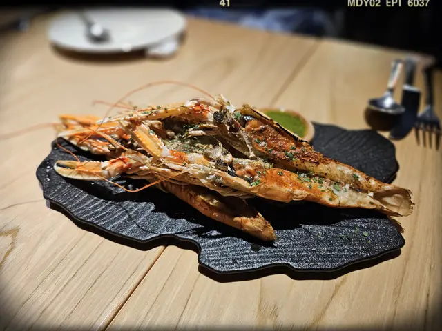 Seasonal Grilled Norwegian Scampi Langoustines（$228）