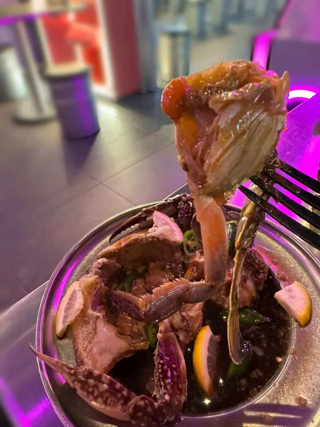 醬油蟹配脆脆紫菜