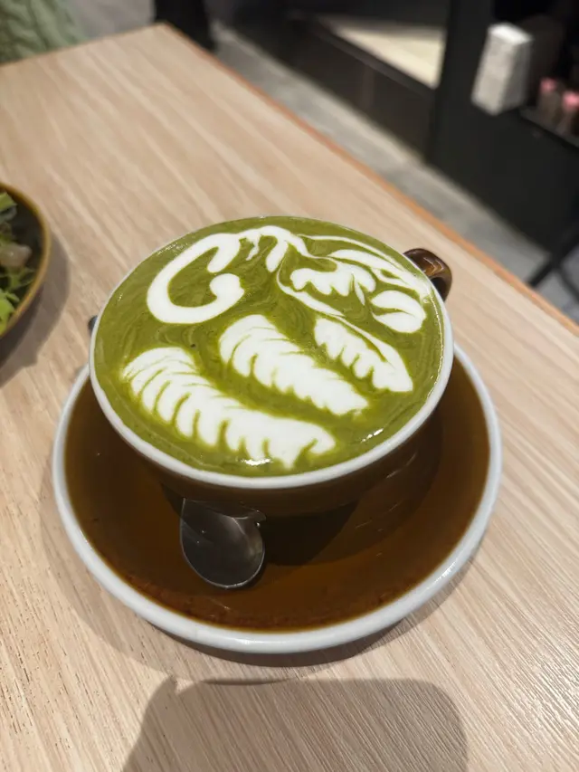 Green tea  latte  