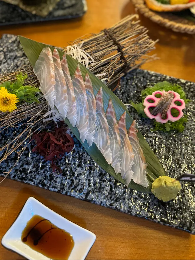 北海道蜜柑鯛薄切刺身