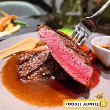 Grilled Beef Rib-eyes with Mashed Potato & Baby Carrot