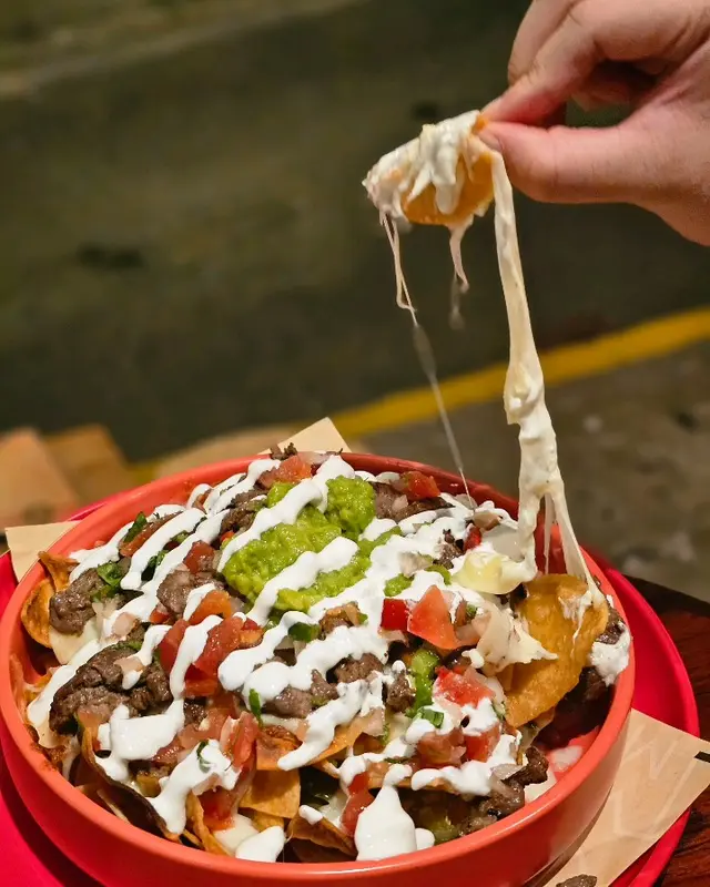 Nachos with beef