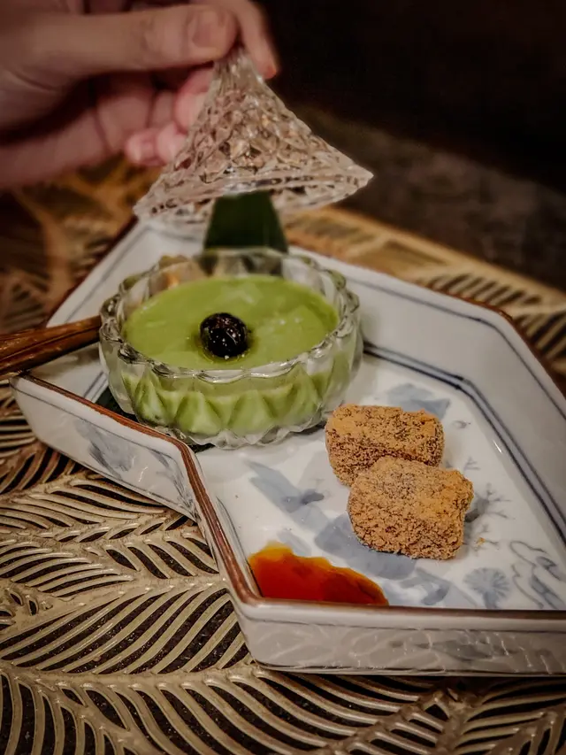 綠茶布甸、黑糖蕨餅