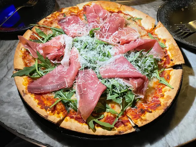 Parma Ham火箭菜pizza
