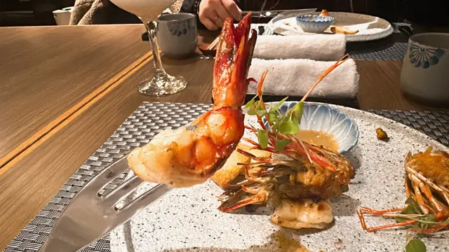 都幾新鮮,口感爽口彈牙配上🦀蟹羔醬一齊食,味道更提鮮!