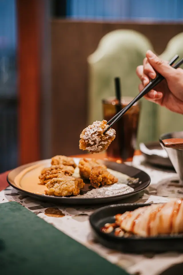 三色鹽酥雞