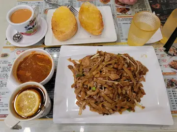 午餐:乾炒肉片河