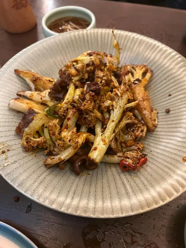 熗炒麻辣花菜