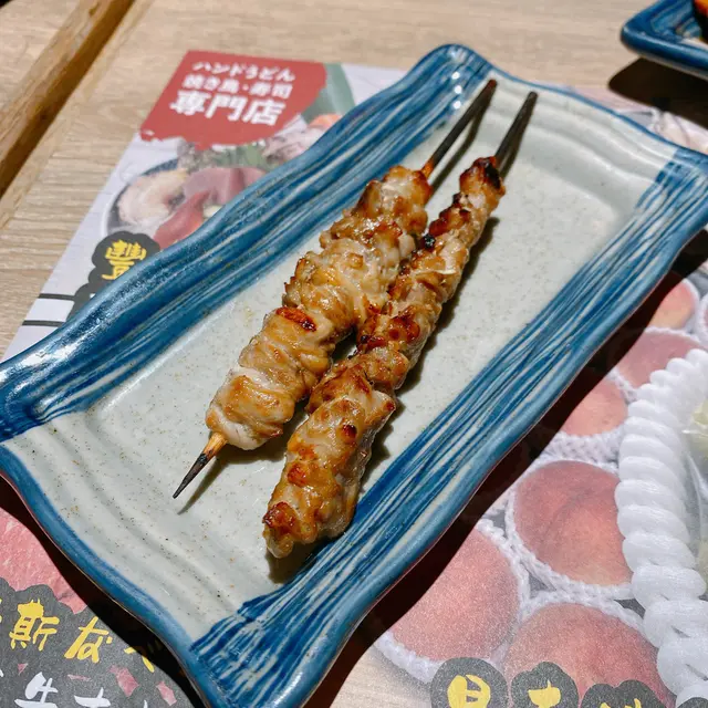 串燒走地雞頸肉 (2串)