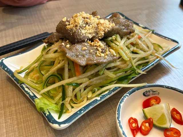 牛肉青木瓜沙律