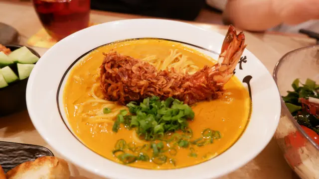 虎蝦濃湯麵