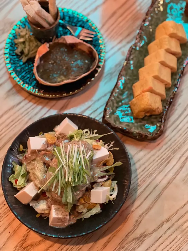 麻醬牛油果豆腐沙律