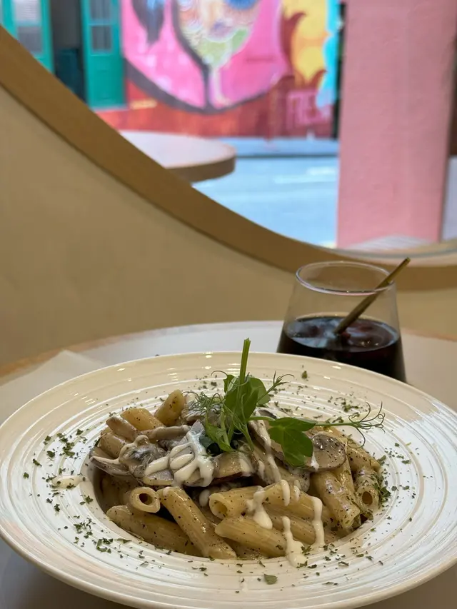 Black Truffle Mixed Mushrooms Penne 