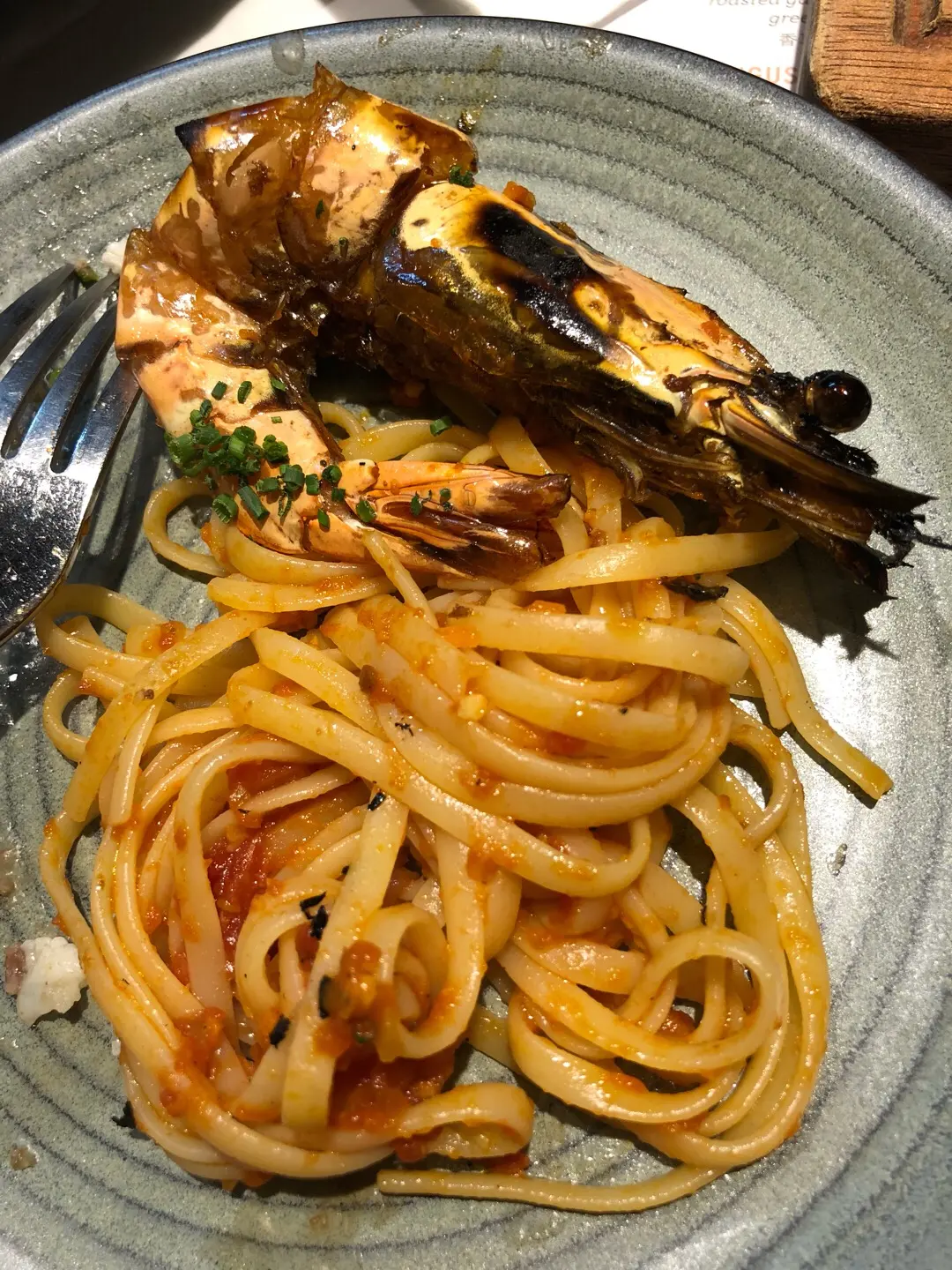 king prawn linguine $ 148