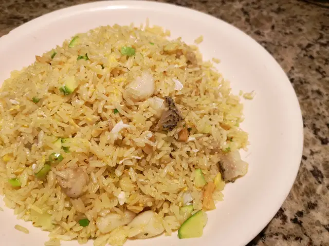瑤柱鮮龍躉粒薑米炒飯