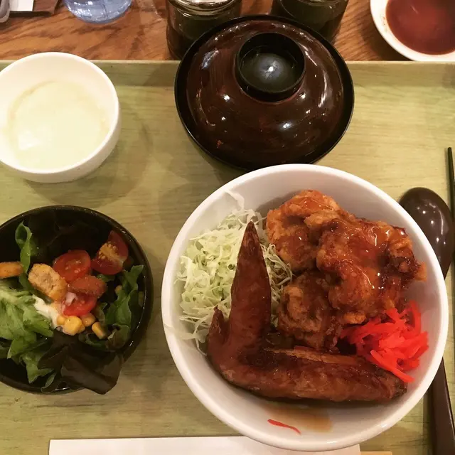 中津揚唐雞丼定食