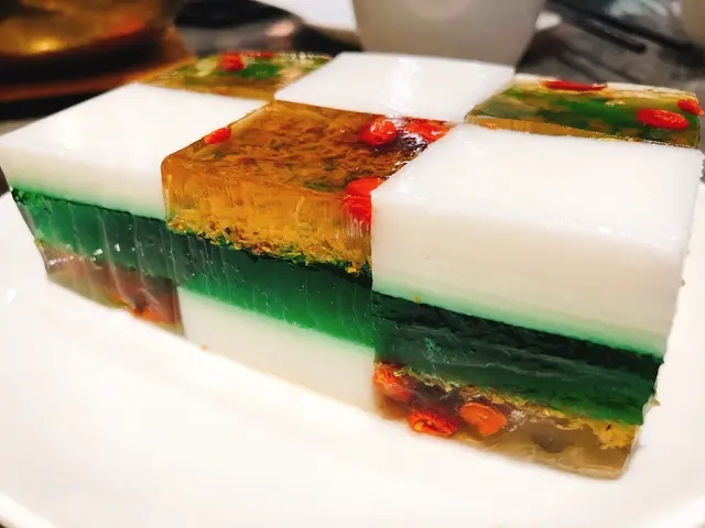 三色桂花斑蘭糕