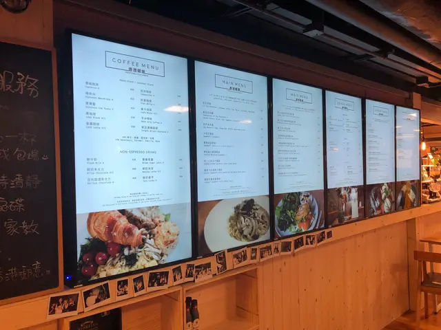 香港郵意  -  餐牌