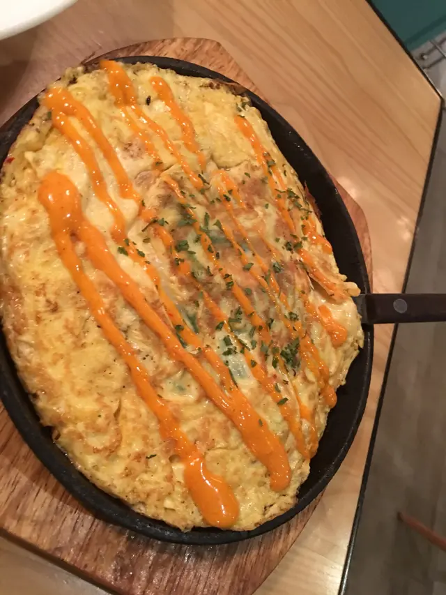 鮮蚵仔泡菜蛋餅