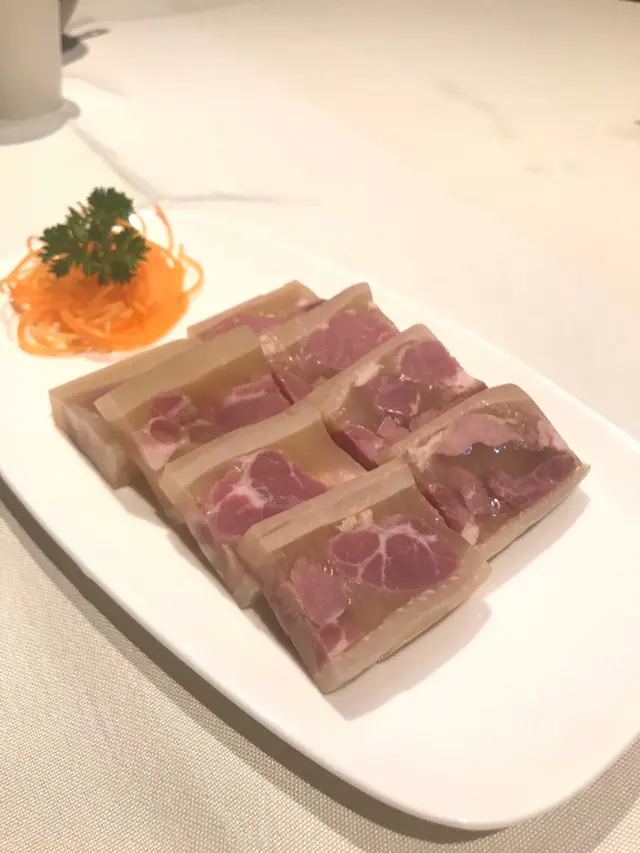 水晶肴肉味道鹹鮮