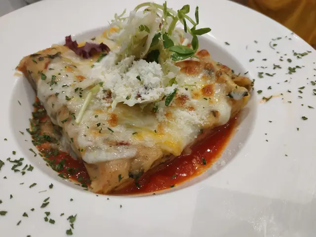 菠菜三文魚千層麵