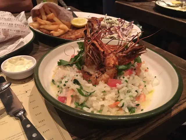 Tiger Prawn and Smoked Salmon Risotto