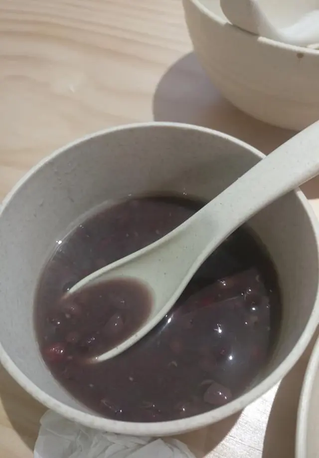 普通無香味既紅豆沙・・連果皮味都無