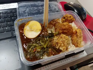 雞扒蛋飯