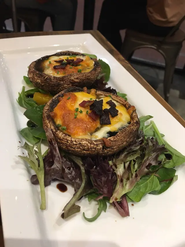 焗portobello mushroom