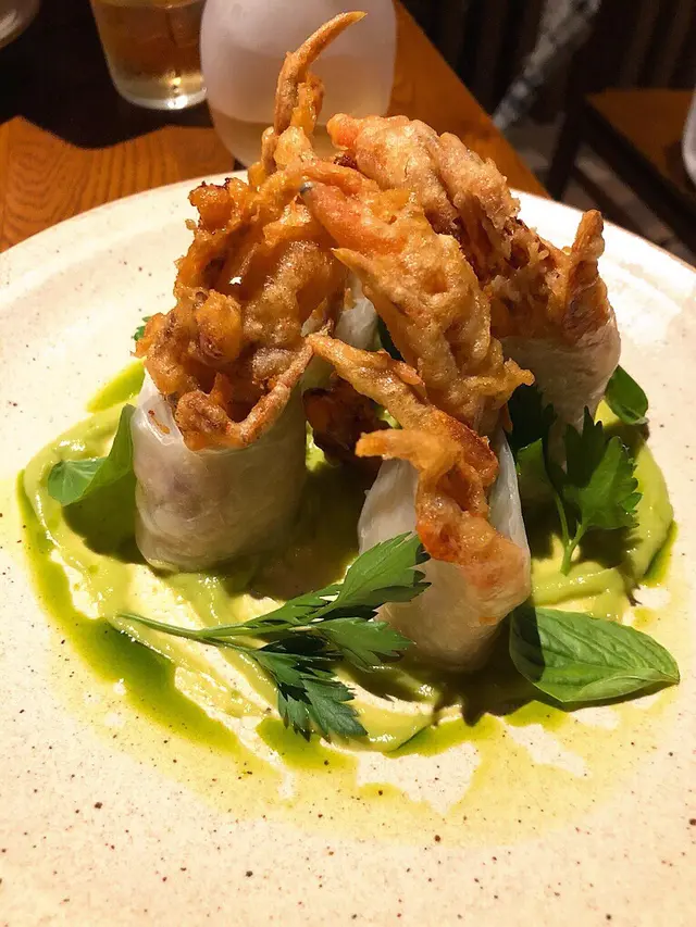 炸軟殼蟹米紙卷