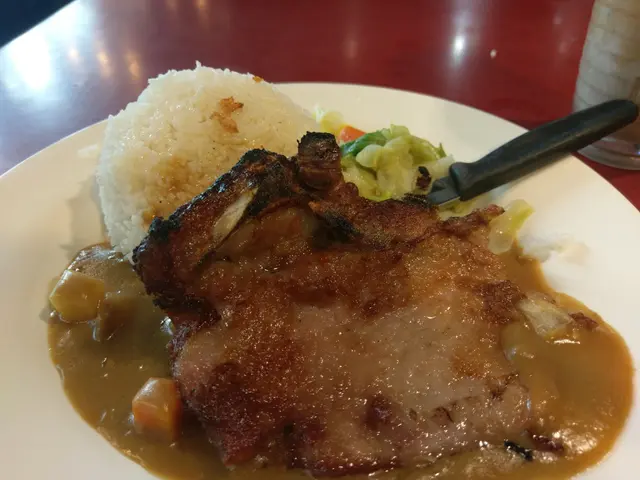 附上星期既日式咖喱豬扒飯