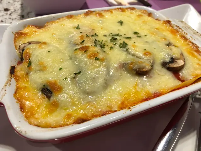 大啡菇鮮豆包栗子紫薯焗千層麵