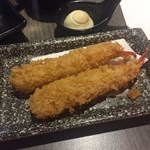 兩隻吉列炸蝦只需9蚊，相信未必每間日本餐廳都做到，價廉之餘亦保持中等水準，除此還有其他吉列海鮮選擇。