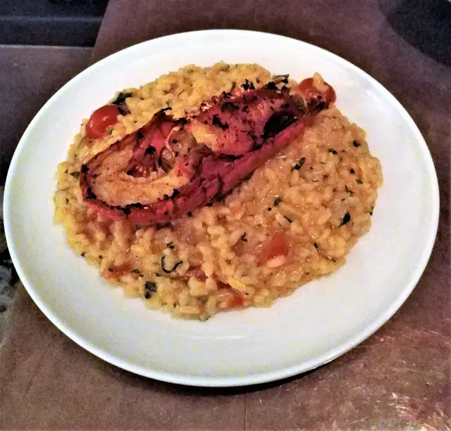 烤龍蝦意大利飯