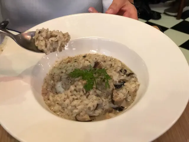 黑松露野菌燴飯伴白酒蘑菇汁