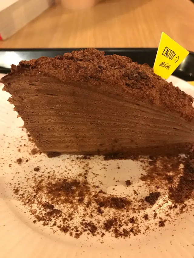 阿華田蛋糕層層疊